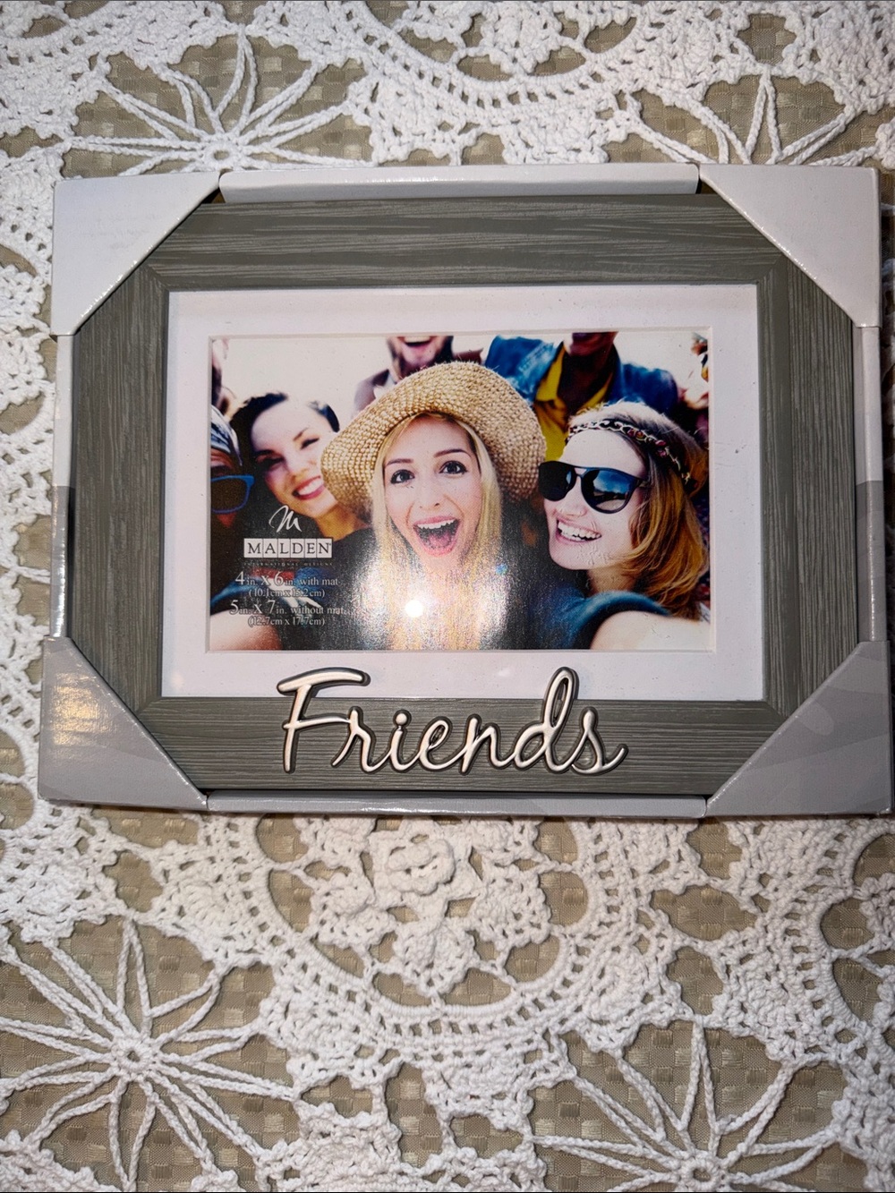 Malden Gray 'Friends' Wood-Look Picture Frame